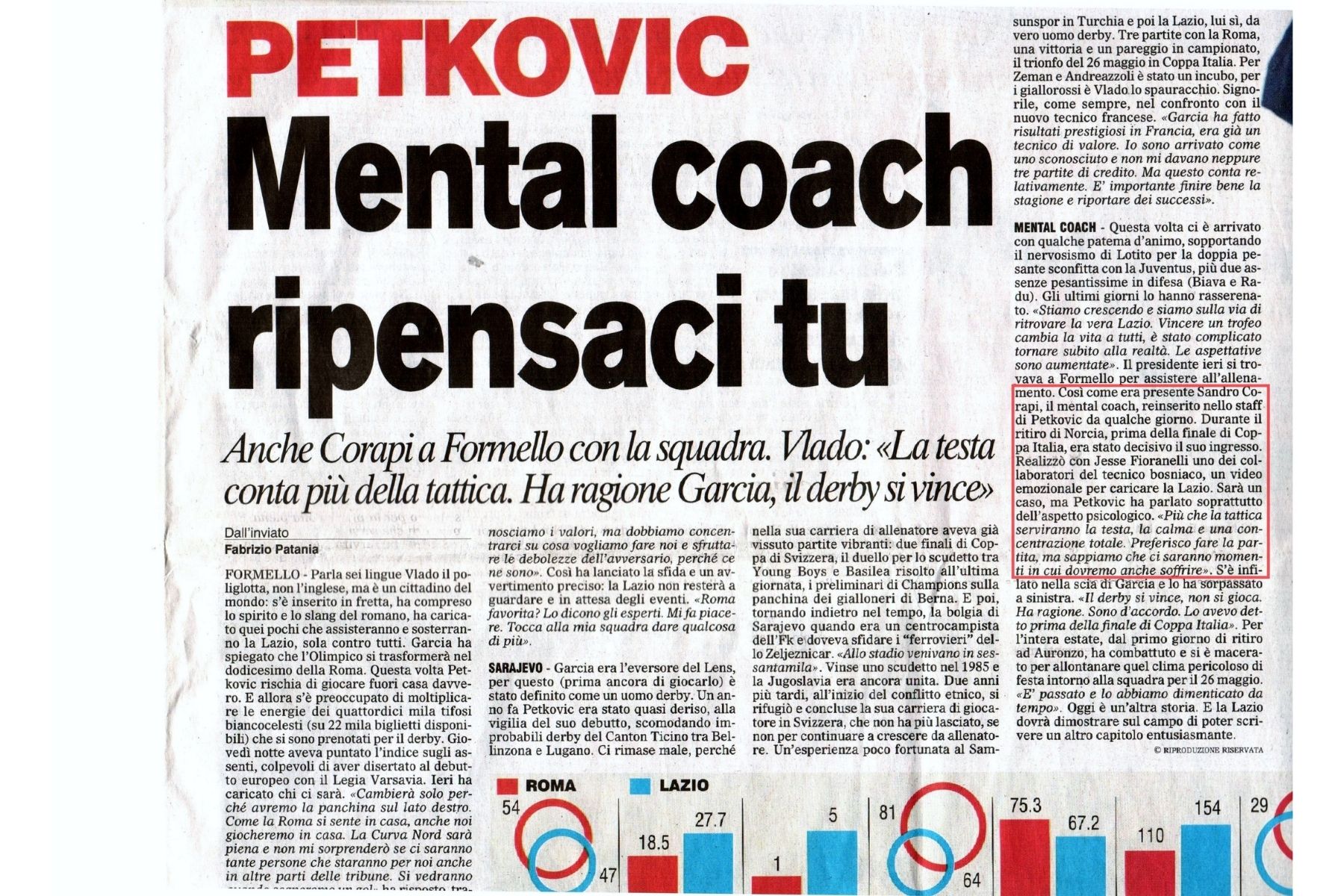 Articolo Sandro Corapi