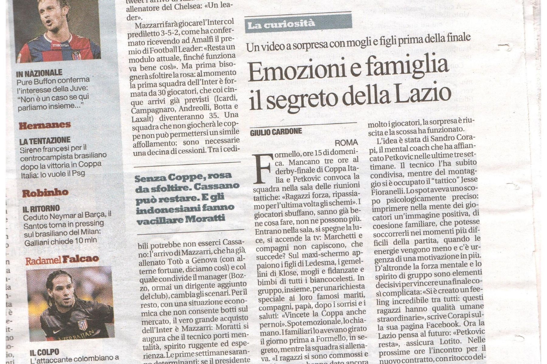 Articolo Sandro Corapi