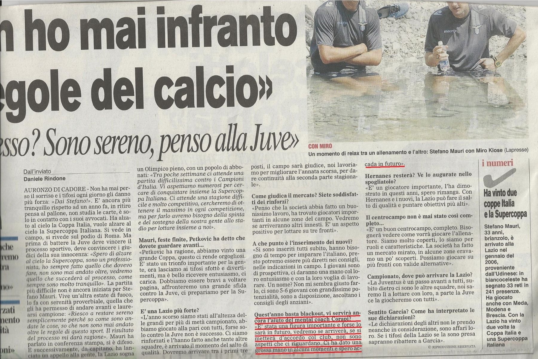 Articolo Sandro Corapi